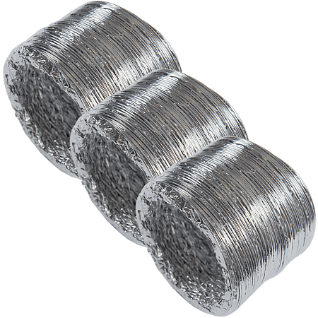 Tub flexibil D100mm, 1m, aluminiu Tub flexibil D100mm, 1m, aluminiu
