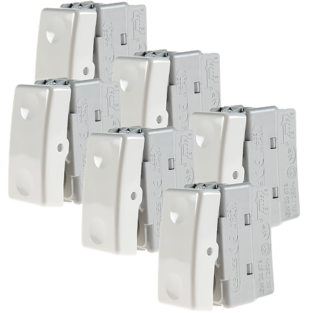 Intrerupator cruce System, Gewiss GW20579, 1 M, alb Intrerupator cruce System, Gewiss GW20579, 1 M, alb