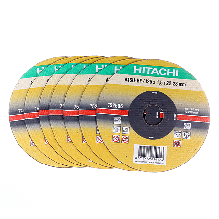 Disc debitare inox Hikoki 752506, 125 x 22.23 x 1.5 mm 