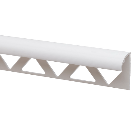 Profil colt exterior pentru faianta Set Prod PVC tare, alb uni 101, 2,5 m