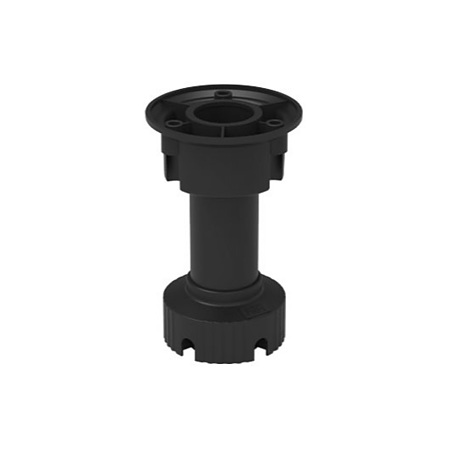 Picior reglabil bucatarie D26 negru, plastic, inaltime 100 mm
