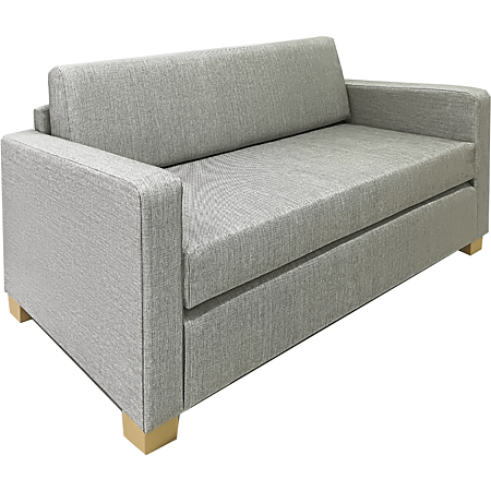 Canapea extensibila 2 locuri Lucy, gri, 1 perna, tip scandinav, 137 x 78x 48 cm (Lxlxh) Canapea extensibila 2 locuri Lucy, gri, 1 perna, tip scandinav, 137 x 78x 48 cm (Lxlxh)