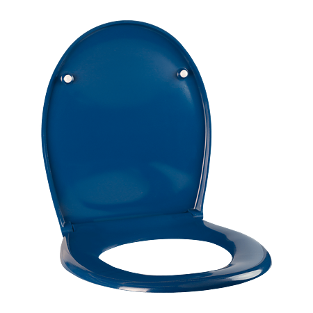Capac pentru WC MSV, duroplast, albastru, 37,5 x 44,5 x 4 cm