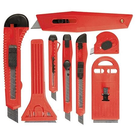Set 4 cuttere si razuitoare MTX Profesional, 9 mm