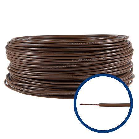 Cablu electric FY/ H07V-U 1,5 mm maro