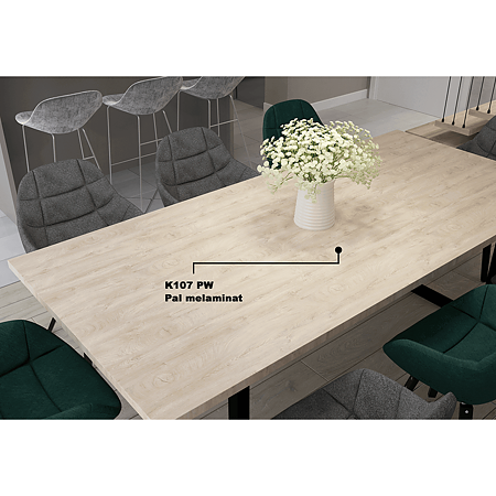 Pal melaminat Kronospan, Stejar elegance K107 PW, 2800 x 2070 x 18 mm