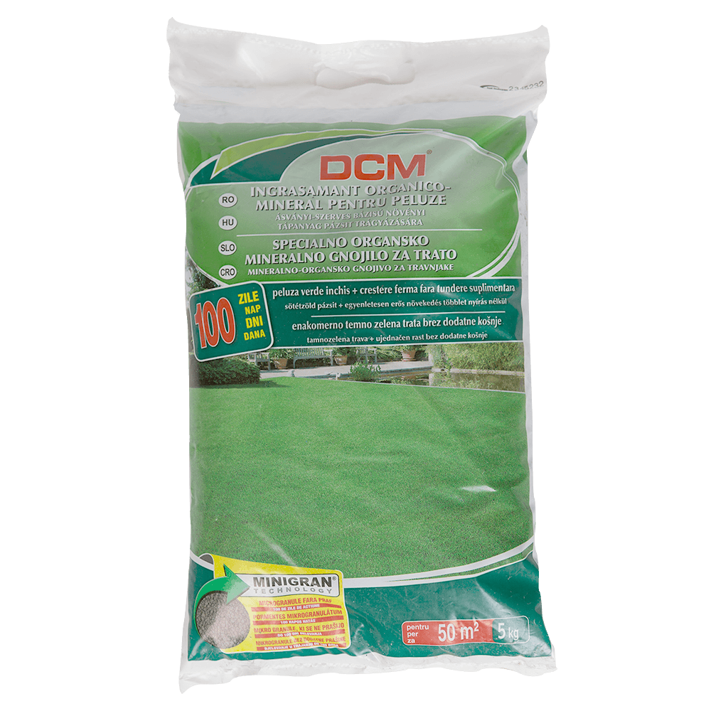Fertilizant pentru peluza DCM, 5 kg dcm