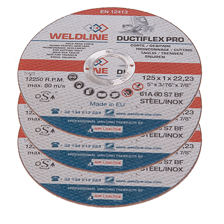Disc debitare Ductiflex Pro, inox, 125 x 1 mm