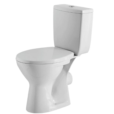 Set vas WC Cersanit Compact Granit K04-017, ceramica, capac duroplast, 3/6 l, 79 x 63.5 x 34.5 cm