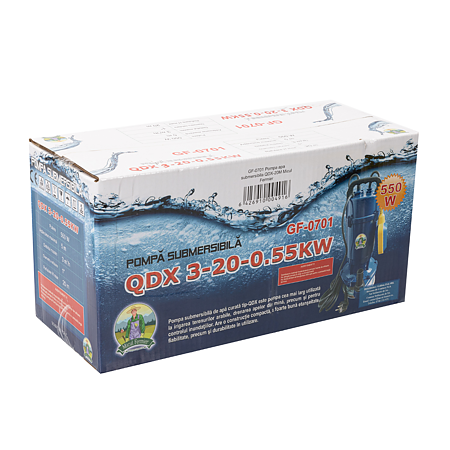 Pompa submersibila, 20m, 0,55 KW Pompa submersibila, 20m, 0,55 KW
