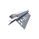 Profil de colt exterior pentru banda LED 804.10.PKR2, aluminiu, montaj incastrat, lucios, argintiu, l 21 x h 10 mm, L 2,7 m