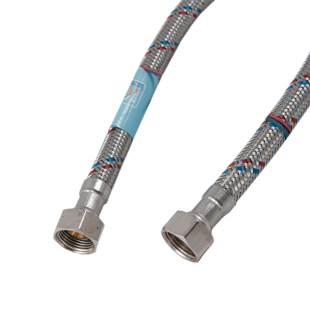 Racord Fanski, EPDM,  crom, flexibil, 3/8", 400 mm