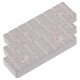 Picior plat plastic alb