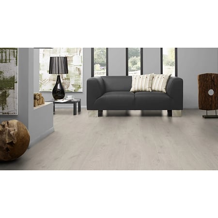 Parchet laminat 10 mm Kronotex Amazone, 3597 Oak Timeless Beige, nuanta deschisa, stejar bej, clasa de trafic 33, click Aqua Pearl, 1380 x 157 mm