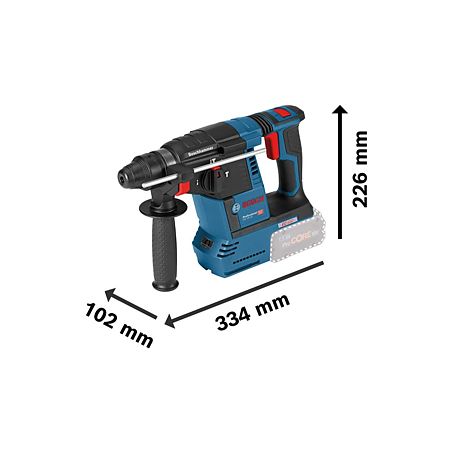 Ciocan rotopercutor Bosch GBH 18V-26, SDS+, 3 functii, 18 V