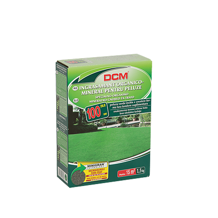 Fertilizant pentru peluza DCM, 1.5 kg