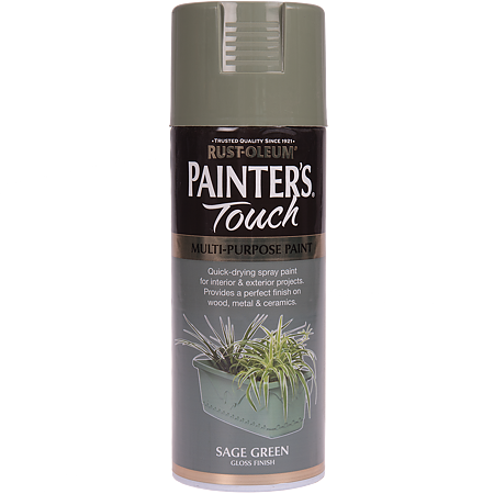 Vopsea spray decorativa Rust-Oleum Painter`s Touchs, verde sage, lucios, interior/exterior, 400 ml