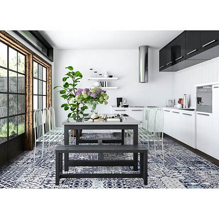 Parchet laminat 8 mm Falquon Q013 Agura cu model, nuanta medie, clasa de trafic 32, click, 810 x 400 mm