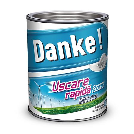 Email Danke Uscare Rapida, pentru lemn, metal, zidarie, exterior/interior, alb murdar fildes, 2.5 l