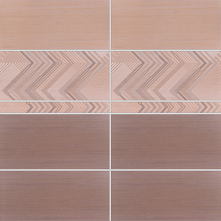Decor Texture Zig Zag, dreptunghiulara, grosime 7,5 mm, 20,2 x 40,2 cm