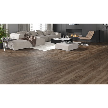 Parchet laminat Yildiz T-45B Siena, 8 mm, nuanta inchisa, click, clasa trafic comercial normal 31, 1203.5 x 191.7 mm