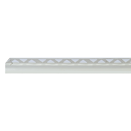 Profil colt pentru cada Profilplast din PVC moale, alb 101, 8 mm