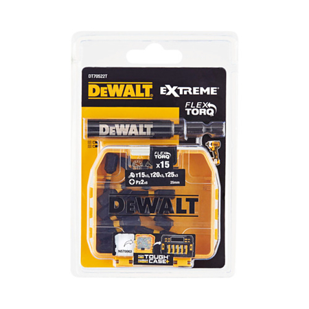 Set mixt  biti DeWalt Extreme Flextorq DT70522T-QZ, 25 mm, 16 bucati
