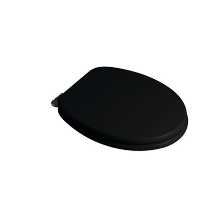 Capac WC Savini Due CWATHQO34, MDF, negru
