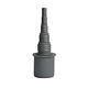 Dop polipropilena, gri, D 32 mm, cu conector pentru furtun, D 8 - 25 mm