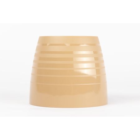 Masca ghiveci Harplast Silvia, plastic, cappucino, diametru 15 cm, 12.7 cm