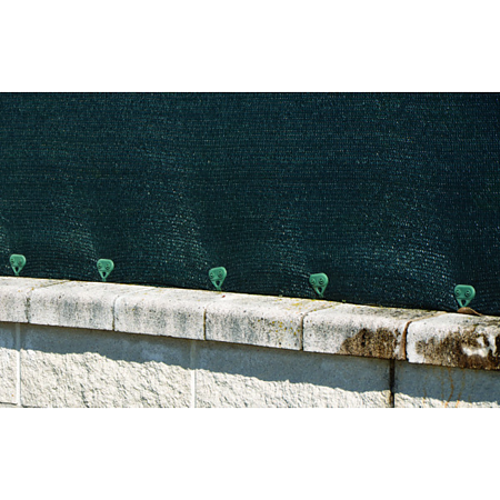 Clema pentru plasa umbrire, verde, 5.5 x 5 cm, 100 buc/punga