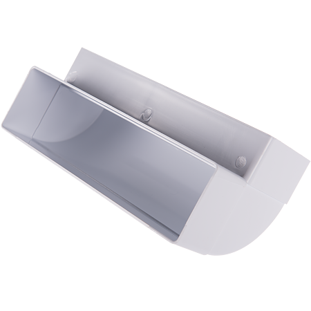 Cot teava PVC Dospel, vertical, D/KPI 220x55 mm, alb