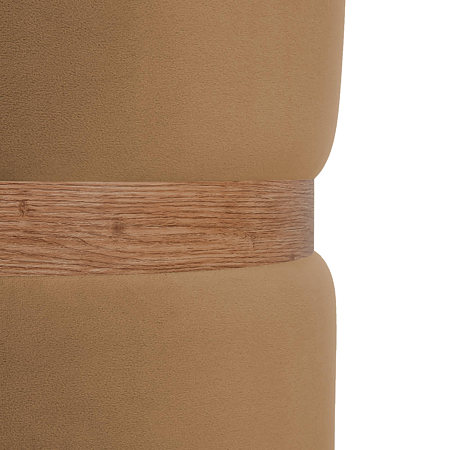 Taburet Ring, inel stejar, stofa bej H03, rotund, 38 x 38 x 40 cm Taburet Ring, inel stejar, stofa bej H03, rotund, 38 x 38 x 40 cm