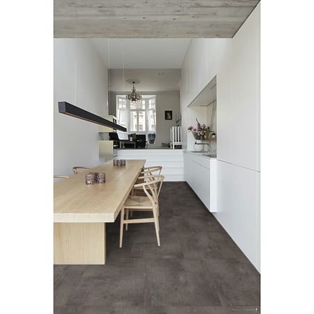 Pardoseala SPC Berry Alloc Pure 0070 Zinc 679M, decor piatra, grosime 5 mm,clasa de trafic comercial intens 33, 612 x 612 mm