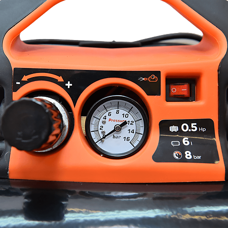 Compresor de aer Black&Decker BD 55/6, 300 W, 4200 rpm, 8 bar, 6 L