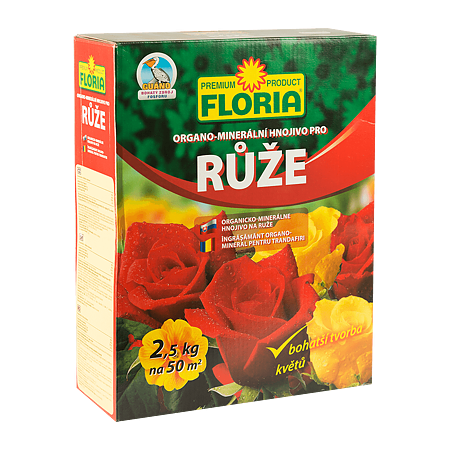 Ingrasamant organic pentru trandafiri Floria, 2.5 kg