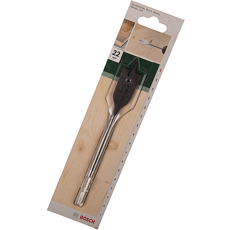 Burghiu plat cu prindere hexagonala Bosch, pentru lemn, 22 mm