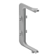 Colt interior 90 grade pentru profil aluminiu LB (tip Gola) - C, plastic, gri