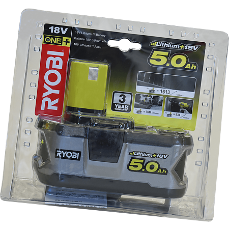 Acumulator pentru masina de gaurit Ryobi RB18L50, 18 V, 5000 mAh Acumulator pentru masina de gaurit Ryobi RB18L50, 18 V, 5000 mAh
