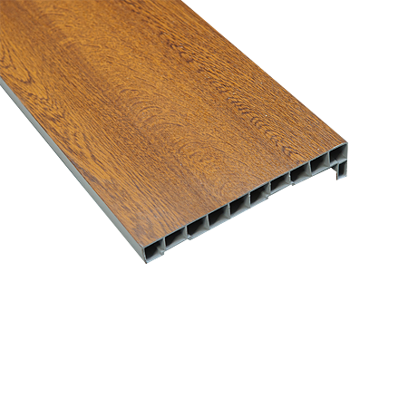 Glaf PVC pentru interior, Helopal, golden oak, 200 x 2975 mm