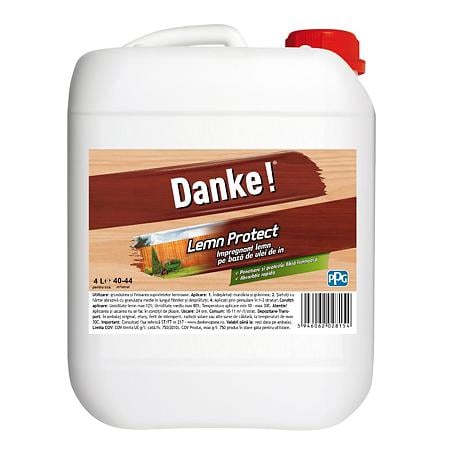 Ulei de in Danke, lemn protect, incolor, canistra 4l