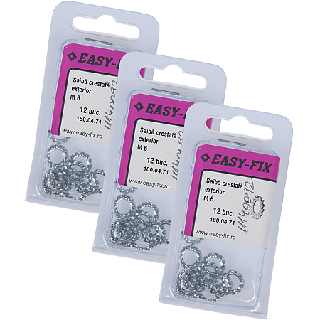 Saiba crestata la exterior, M6, 12 BUC Saiba crestata la exterior, M6, 12 BUC
