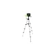 Nivela cu laser cu linii in cruce Bosch Quigo Green, autonivelare, stativ si 2 baterii AAA