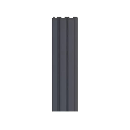 Panou decorativ riflaj Linerio M-Line, spuma polimerica, antracit, 2650 x 122 x 12 mm