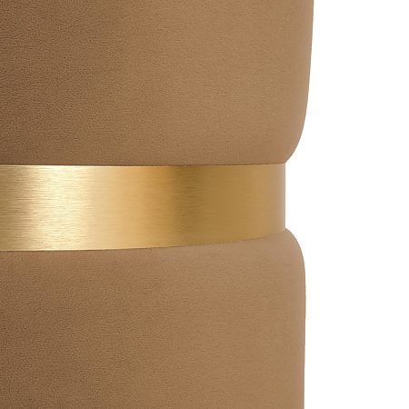 Taburet Ring, inel auriu, stofa bej H03, rotund, 38 x 38 x 40 cm Taburet Ring, inel auriu, stofa bej H03, rotund, 38 x 38 x 40 cm