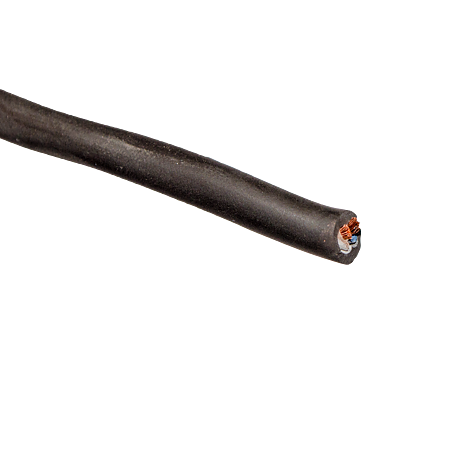 Cablu electric H07RN, izolatie cauciuc, negru, cupru, 2 x 1.5 mmp 