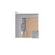 Kit sistem suspendare corpuri Italiana Ferramenta APC 1, zamac, alb, max. 70 kg/buc., 137 x 34.5 x 15 mm