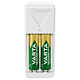 Incarcator acumulatori Varta 57656, 2100 mAh, cu 2 acumulatori Ni-Mh, R3 R6