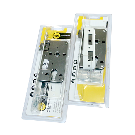 Broasca ingropata cu cilindru, Yale, otel, alb, 43 x 54 mm Broasca ingropata cu cilindru, Yale, otel, alb, 43 x 54 mm