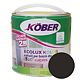 Email Kober Ecolux Kolor, pentru lemn/metal, interior/exterior, pe baza de apa, negru lucios, 2.5 l